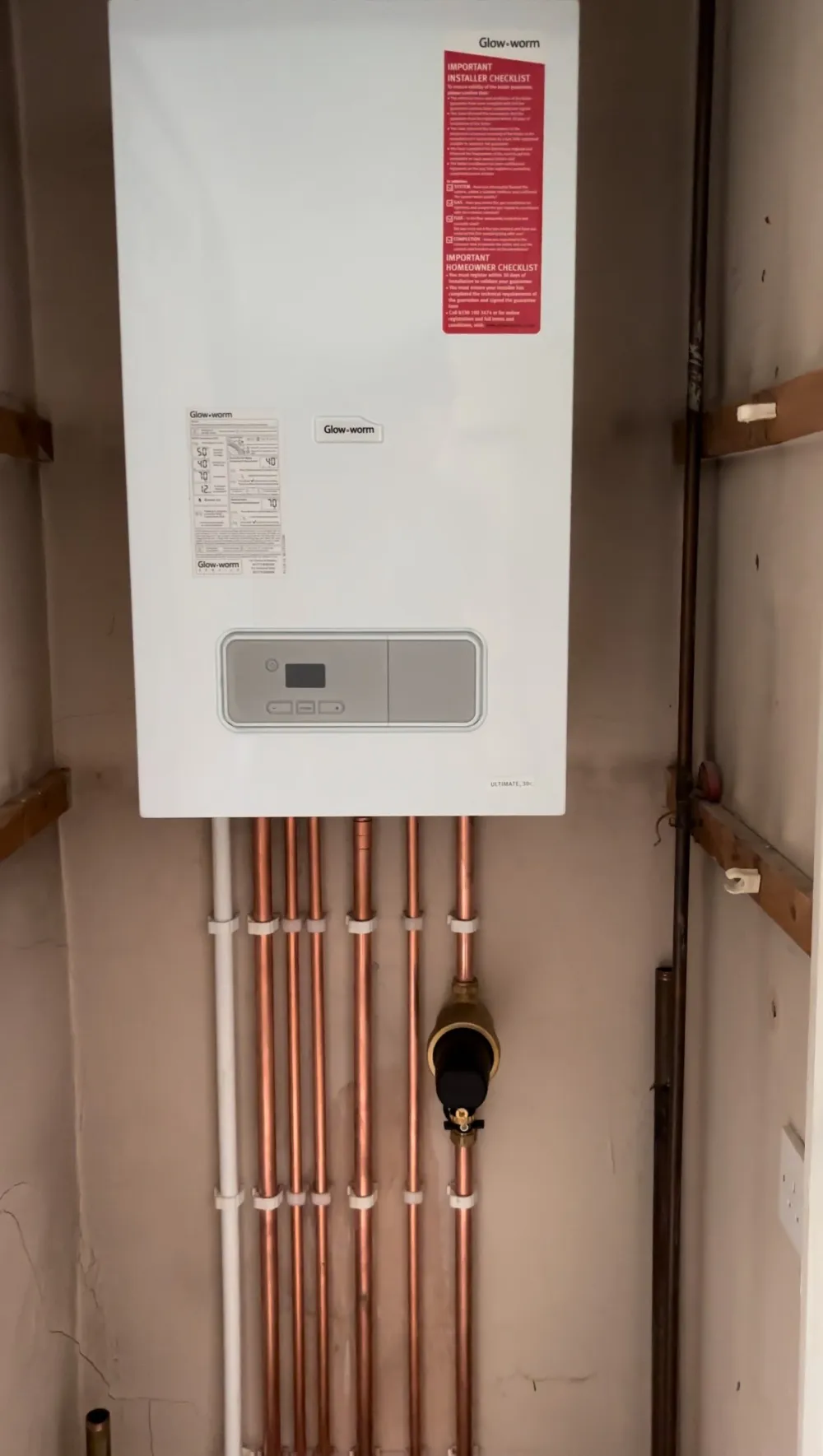 Glow-Worm Ultimate 30c Installation in Caerphilly 